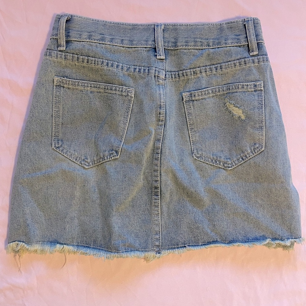 Jean skirt with gems - Picture 2 of 2